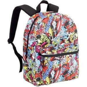 MARVEL 2016 AOP Avengers Book Bag Backpack VTG